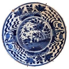 Antique 19th Century Delft Plate