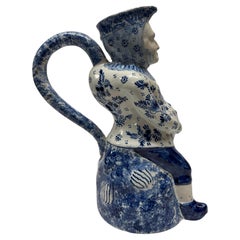 19th Century Delft Toby Jug / Vase
