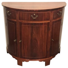 19th century Demi Lune Cabinet, Northern Europe 1830