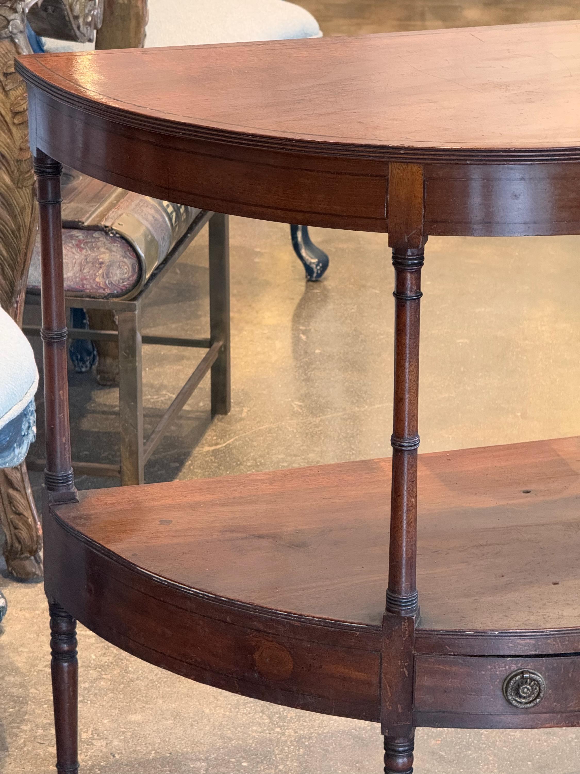 19th Century Demi Lune Console For Sale 1