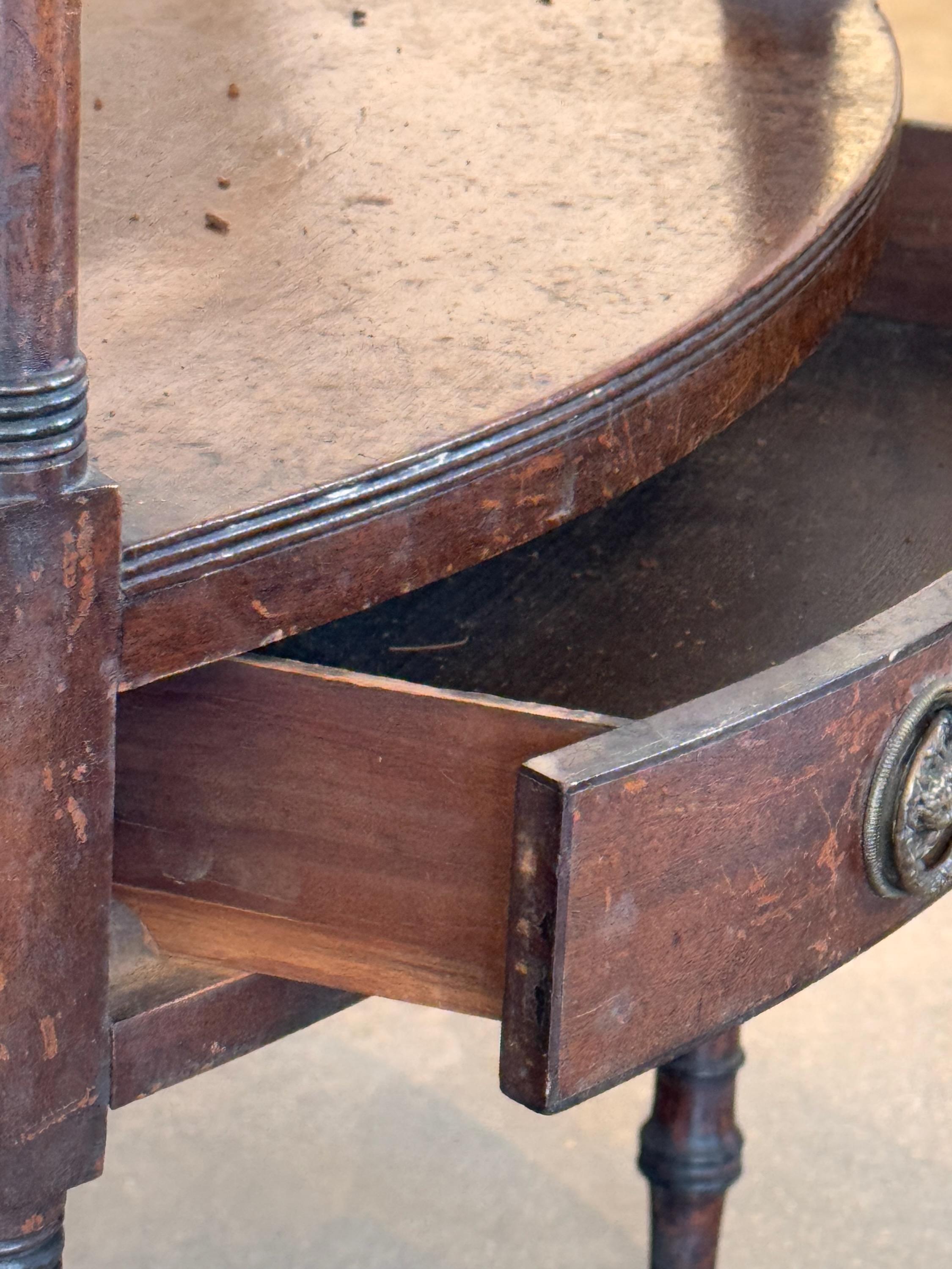 19th Century Demi Lune Console For Sale 4