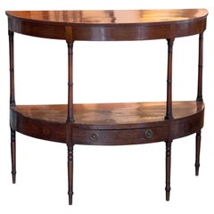 19th Century Demi Lune Console