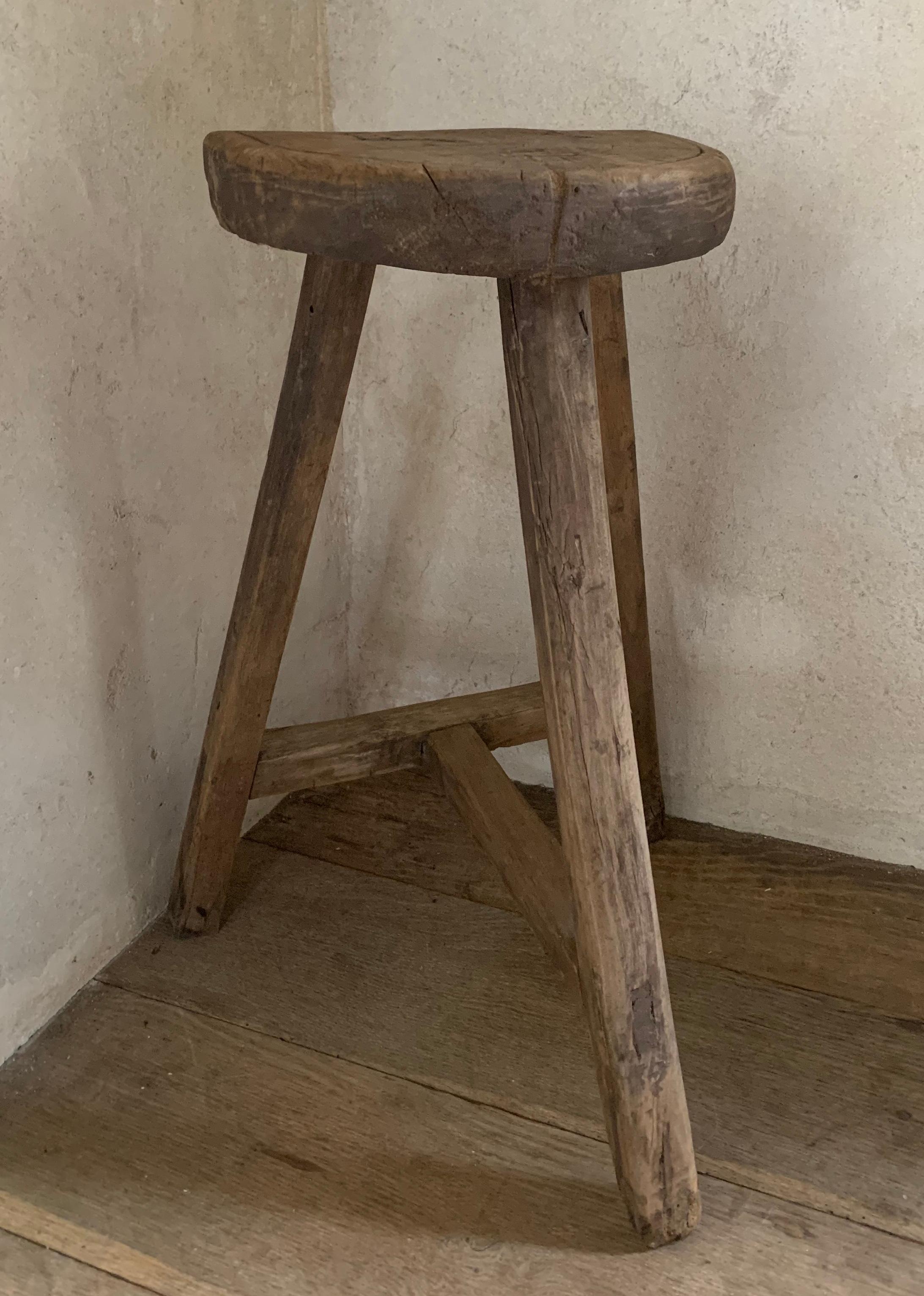 19th Century demi lune Stool For Sale 2