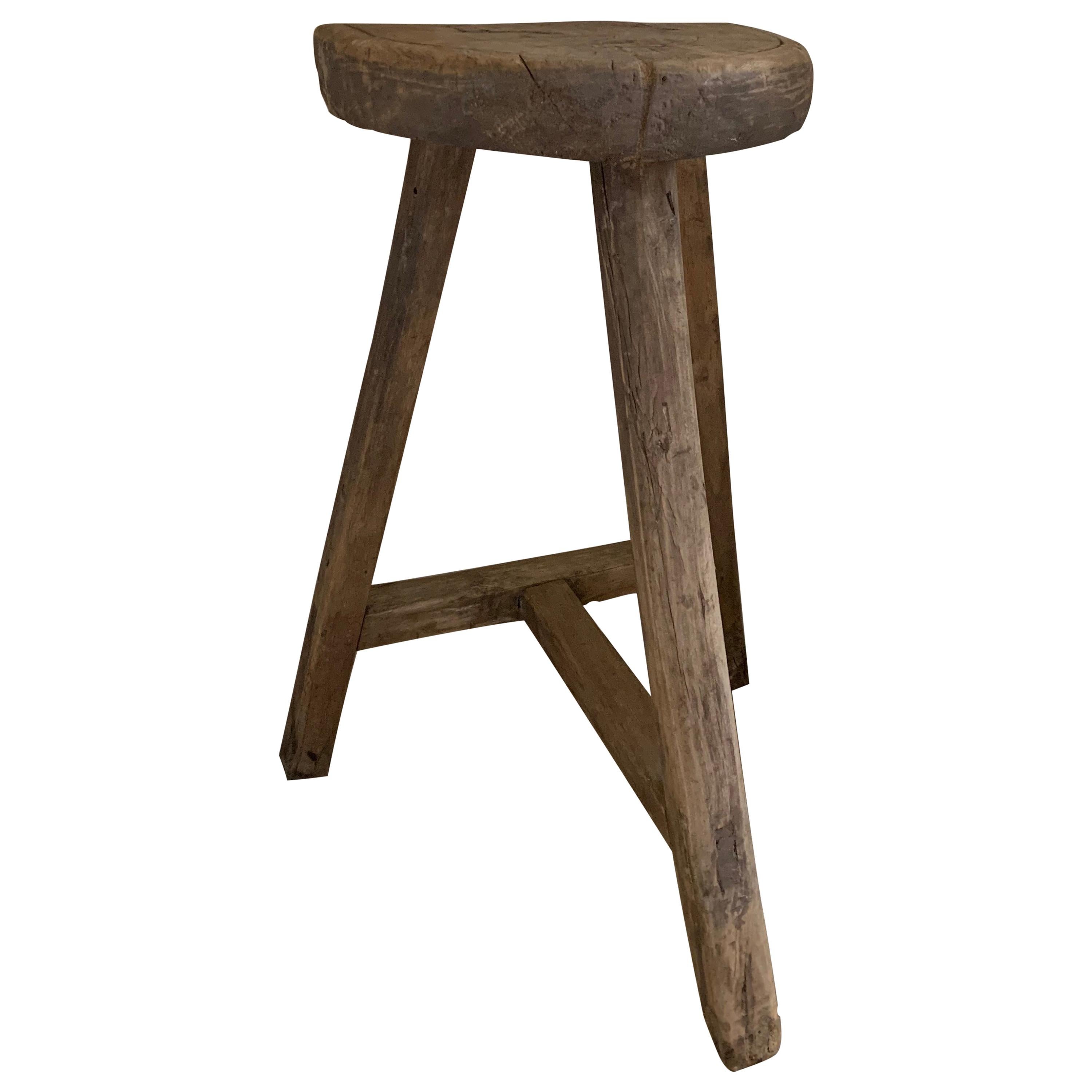 19th Century demi lune Stool For Sale