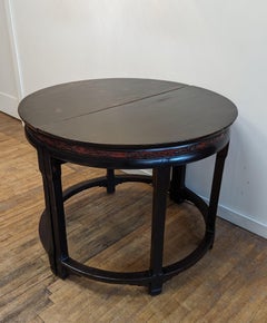 Pair Demilune Console Tables 19th century