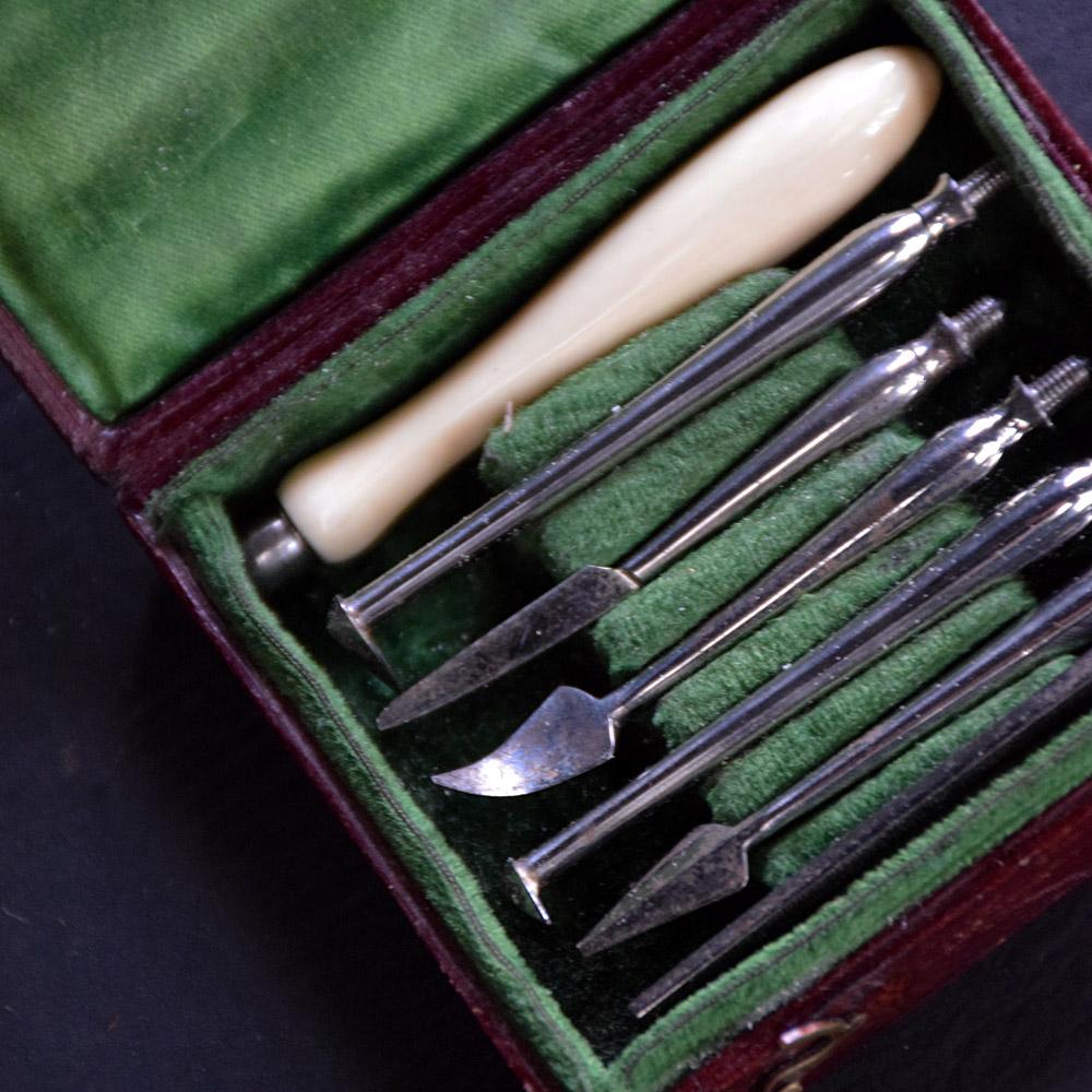 Hand-Crafted 19th Century Dental Tool Kit