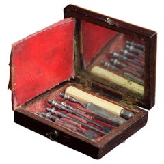 Kit d'outils dentaires du XIXe siècle