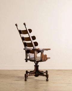 Réplique du fauteuil de dentiste du 19ème siècle