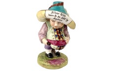 19th Century Derby Mansion House Dwarf Figurines, Set Of 2