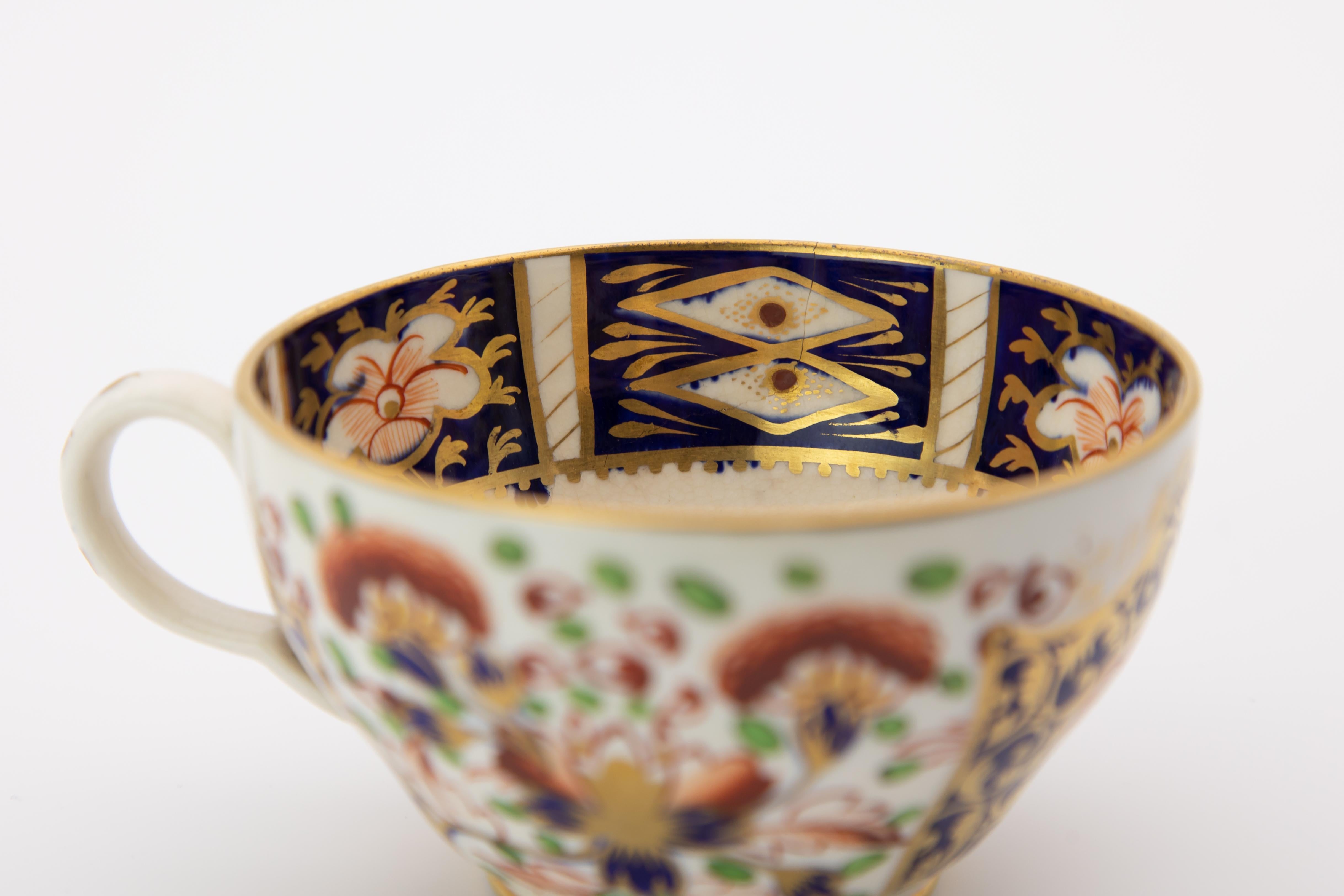 19th Century Derby Porcelain Regency Imari Style Tea Service for 12 8