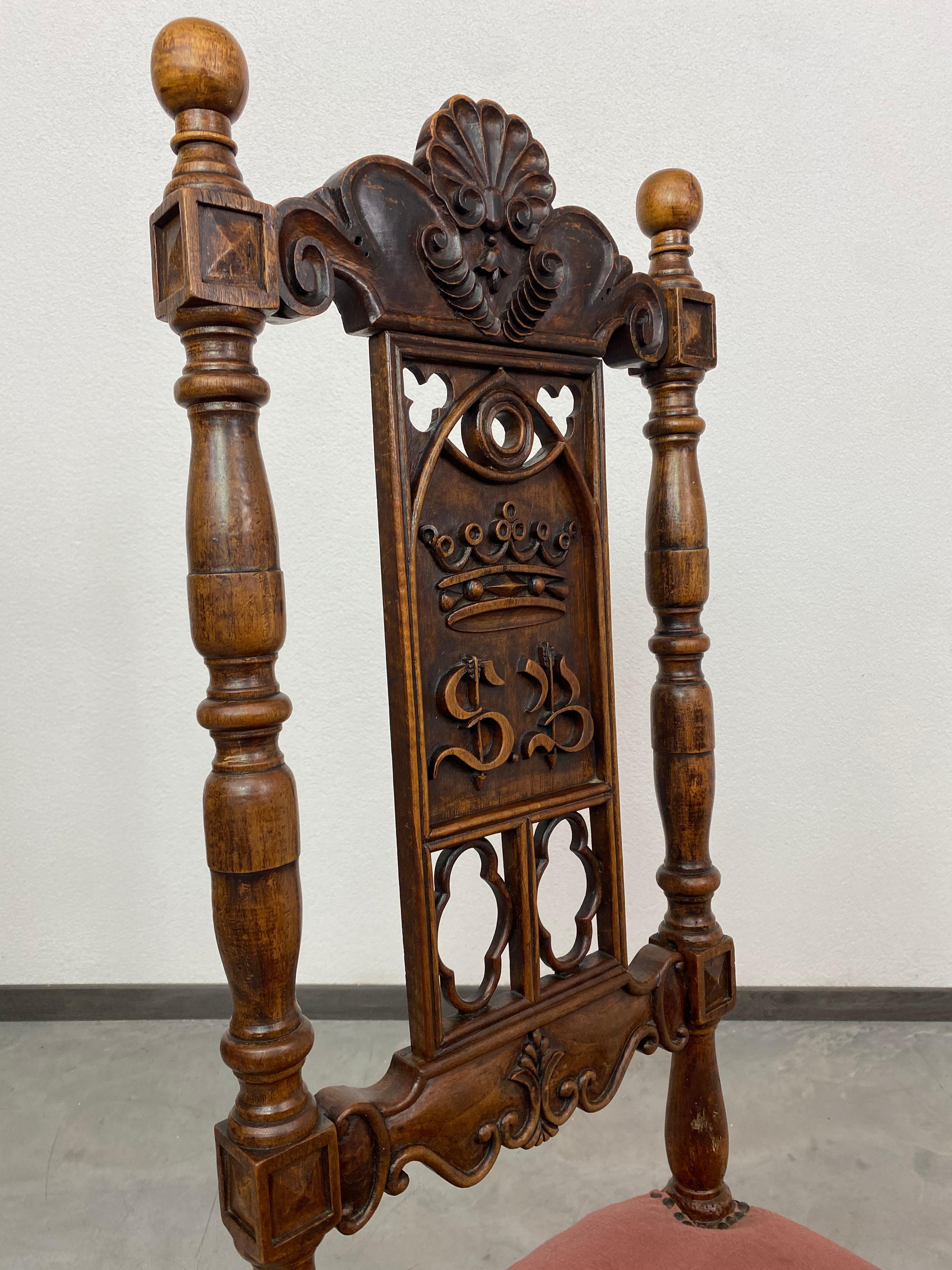 Néoclassique Chaise de bureau du 19e siècle en vente