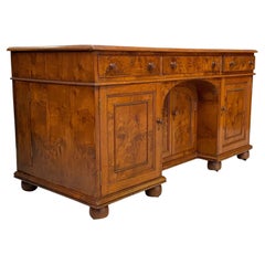 19th Century Desk in Pollard Oak