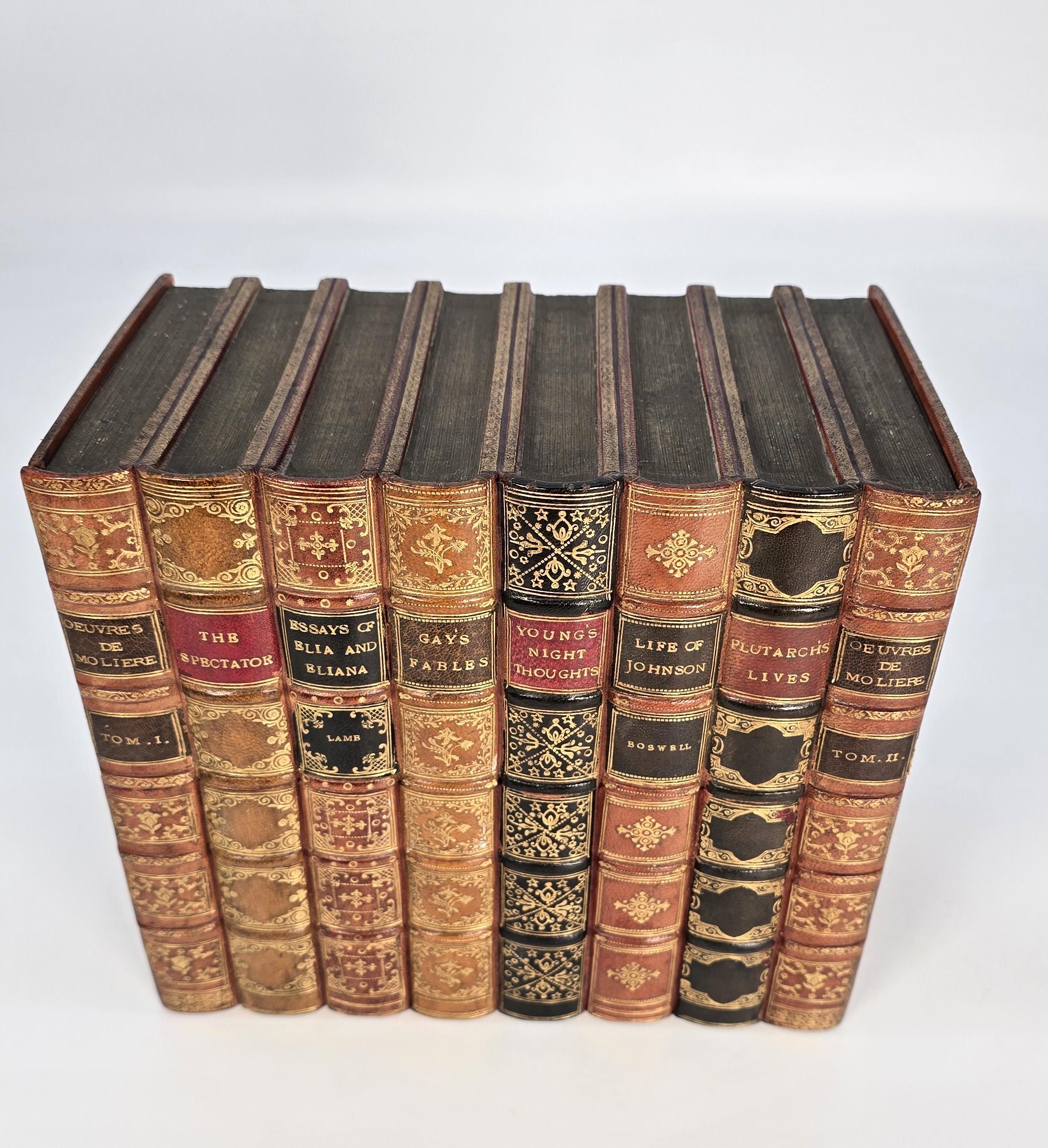 Victorian 19th century desk stationery box in the form of books, English circa 1890 For Sale