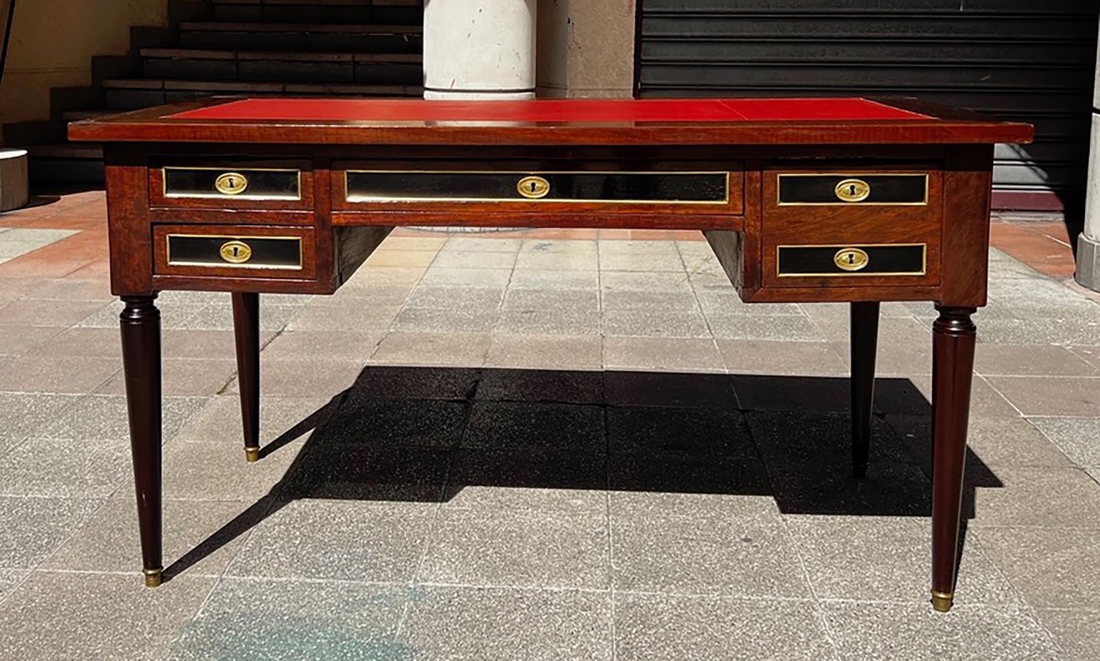 19th CENTURY DESKTOP Style Directoire In Fair Condition For Sale In Saint Ouen, FR