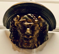 19th Century Devil Gargoyle Bracket