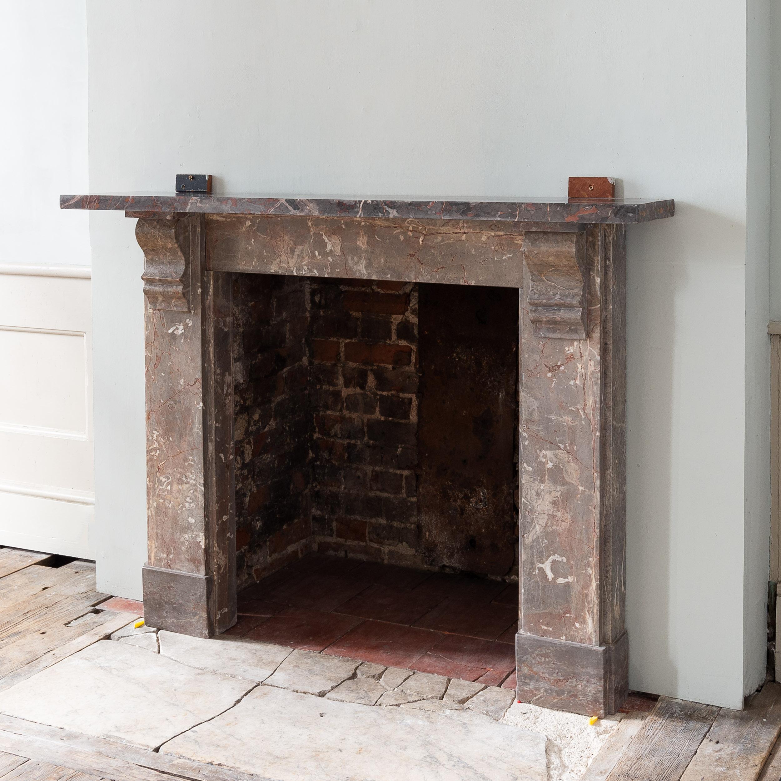 19th Century Devonian Limestone Chimneypiece For Sale 4