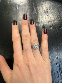 19th Century Diamond Cluster Ring