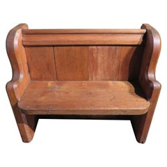 19th Century Diminutive Church Pew / Bench
