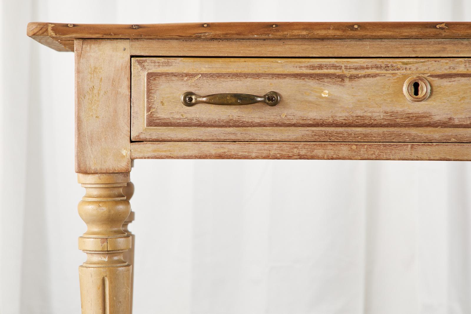 19th Century Diminutive English Pine Writing Table Desk 7