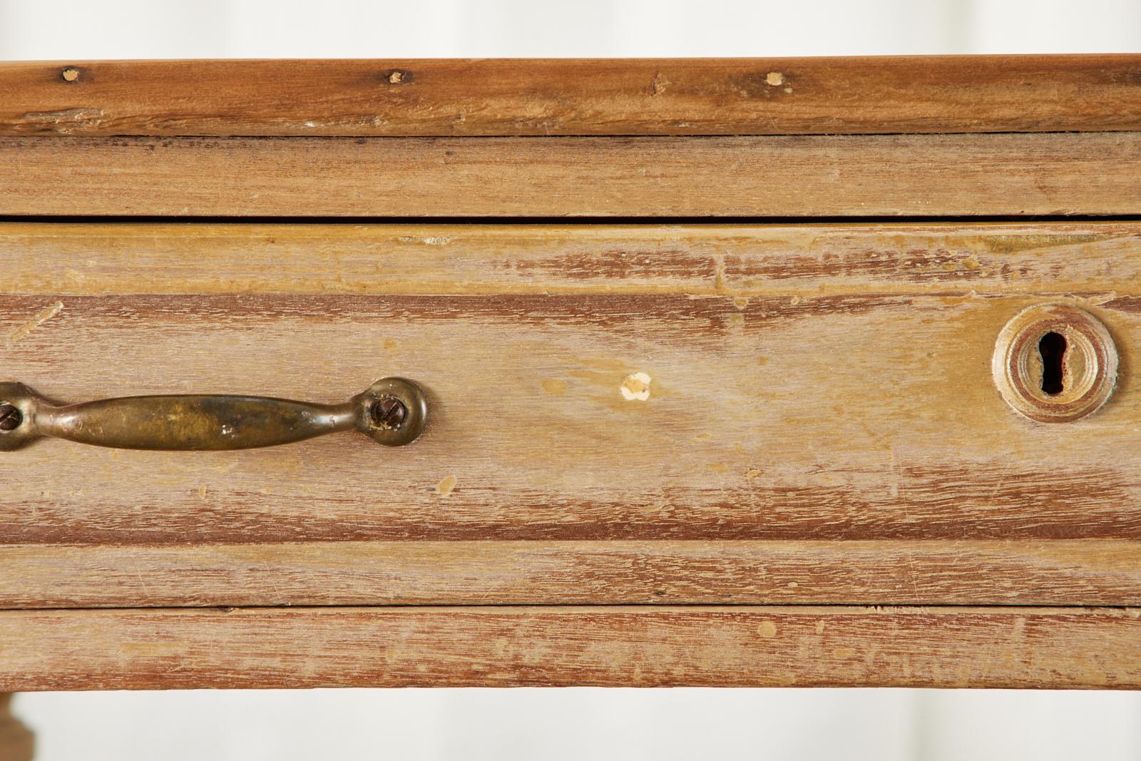19th Century Diminutive English Pine Writing Table Desk 8