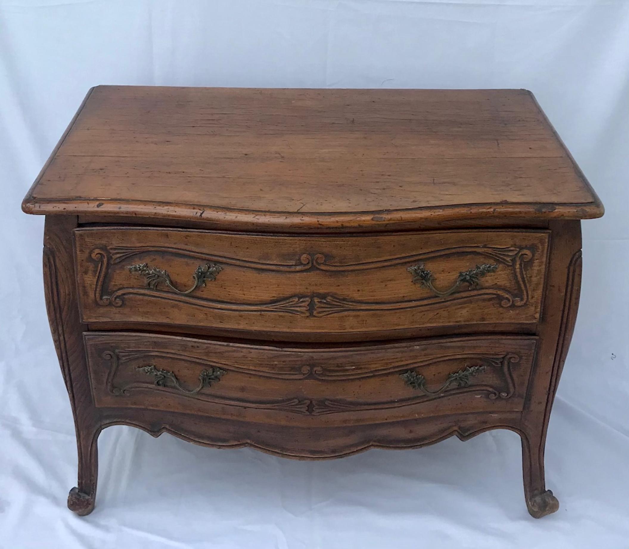 19th Century Diminutive French Provincial Child’s Chest of Drawers In Good Condition For Sale In Vero Beach, FL