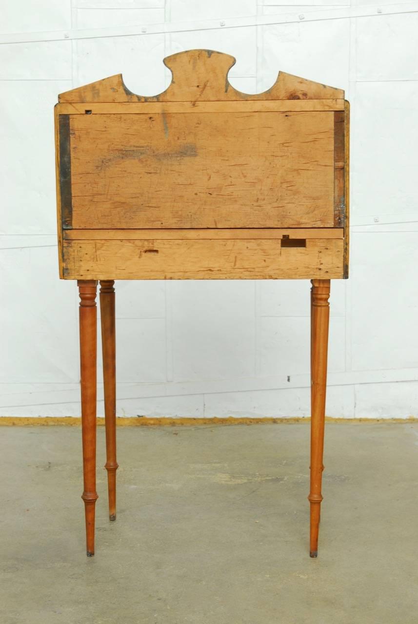 19th Century Diminutive Pine Slant Front Desk 1