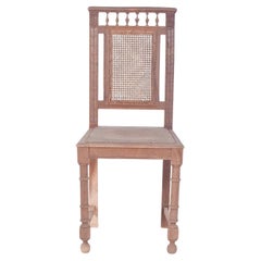 19th Century Dining Chair with Cane Backrest