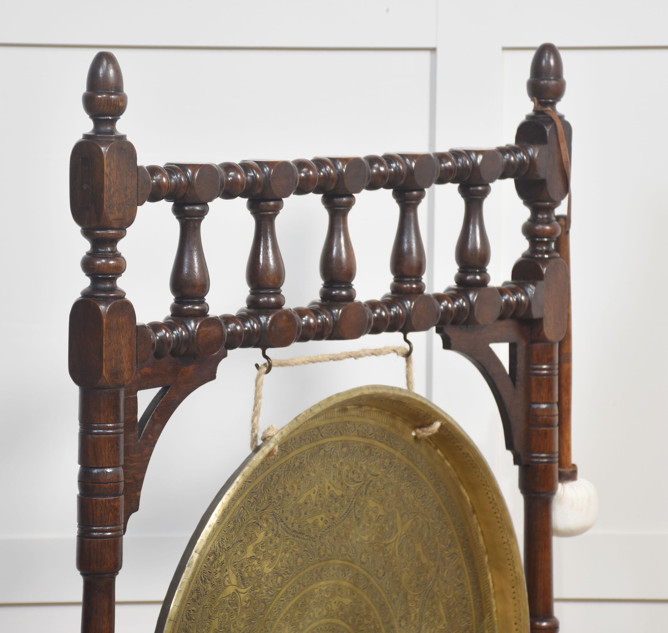 Gong de table du 19e siècle Bon état - En vente à Cheshire, GB