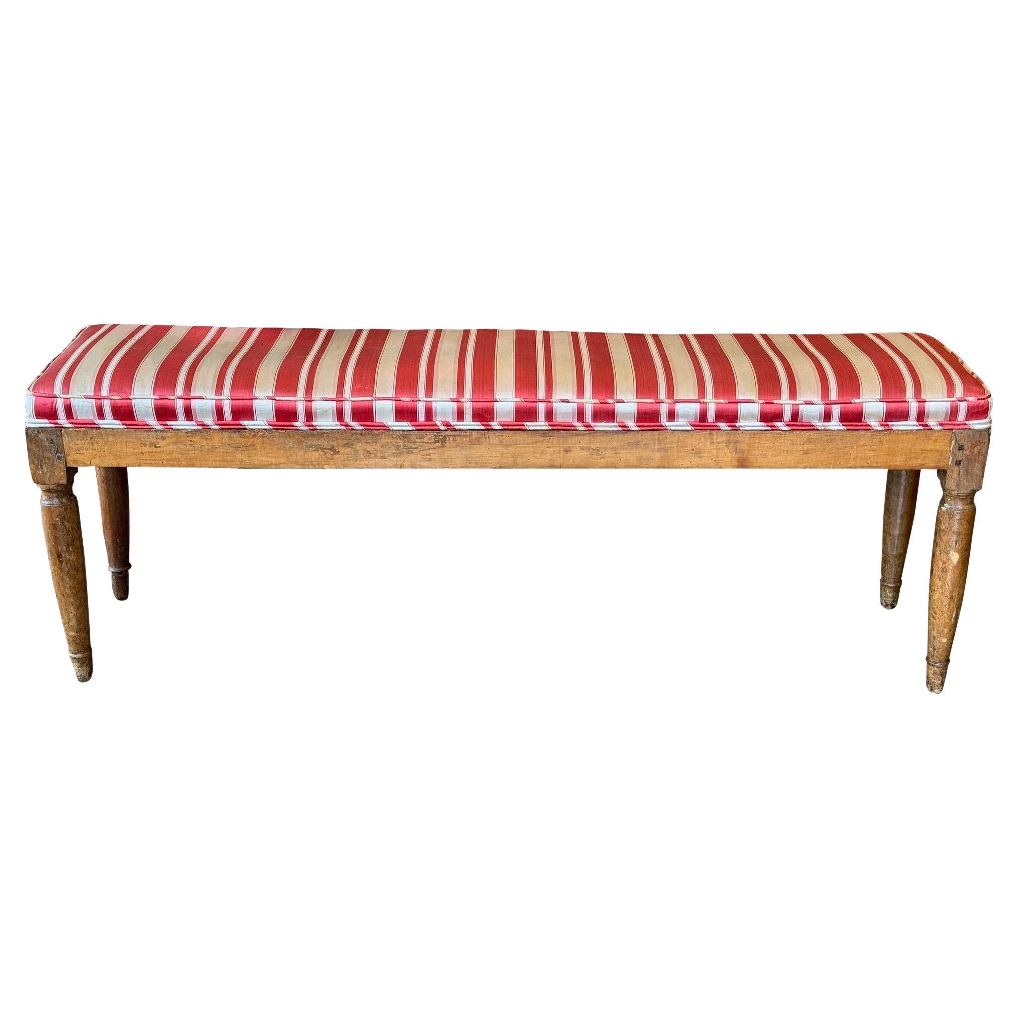 19th Century Directoire Bench For Sale