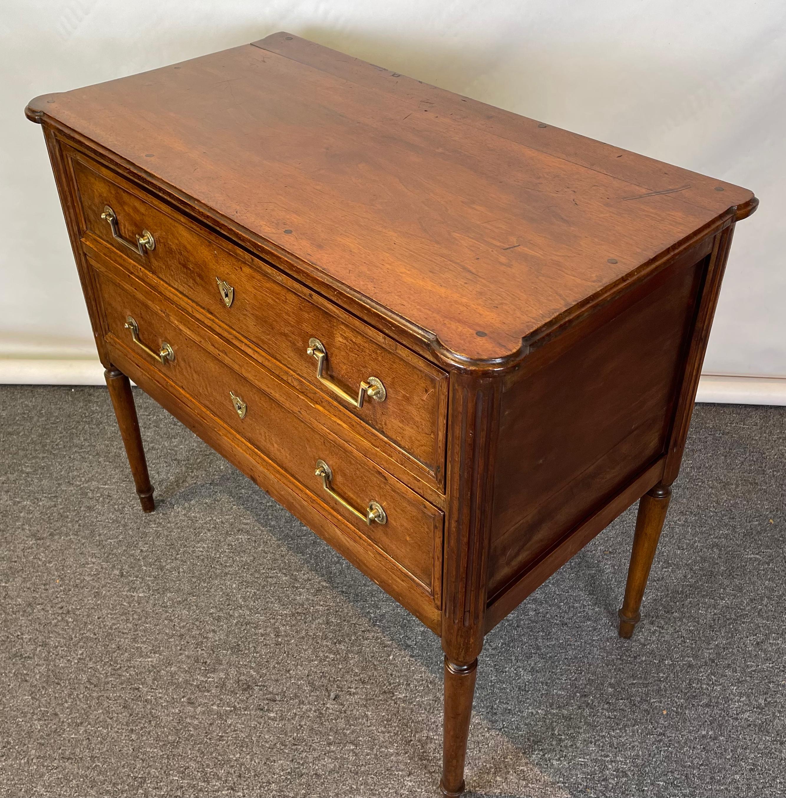Late 19th Century 19th Century Directoire Fruitwood Commode