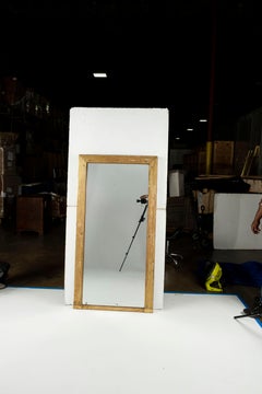 19th Century Directoire Mirror with Reeded Frame