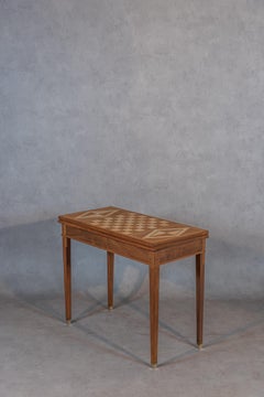 Table de jeu française d'époque Directoire du 19ème siècle