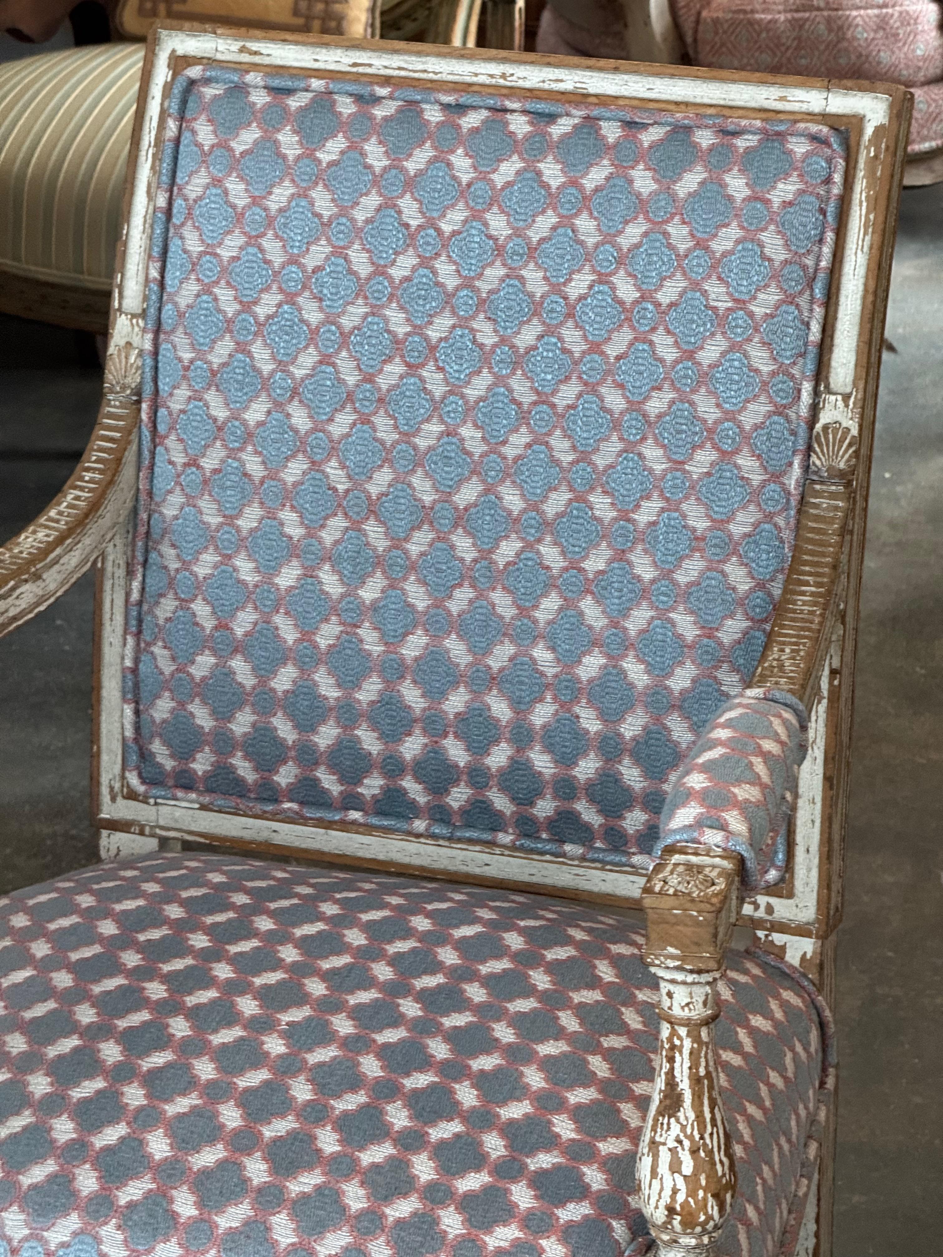 Sillón Pintado Estilo Directoire Siglo XIX siglo XIX en venta