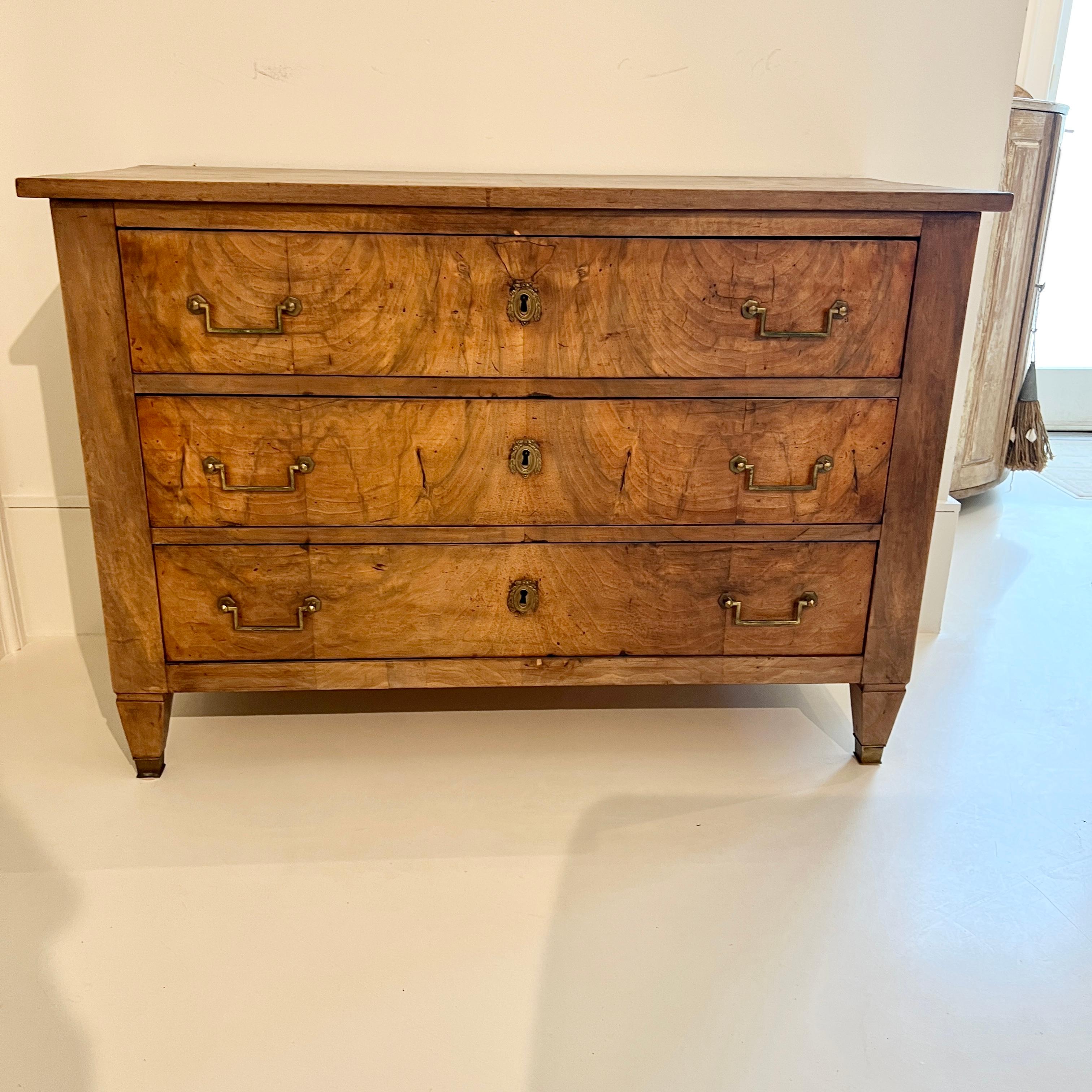 French 19th Century Directoire Walnut Commode