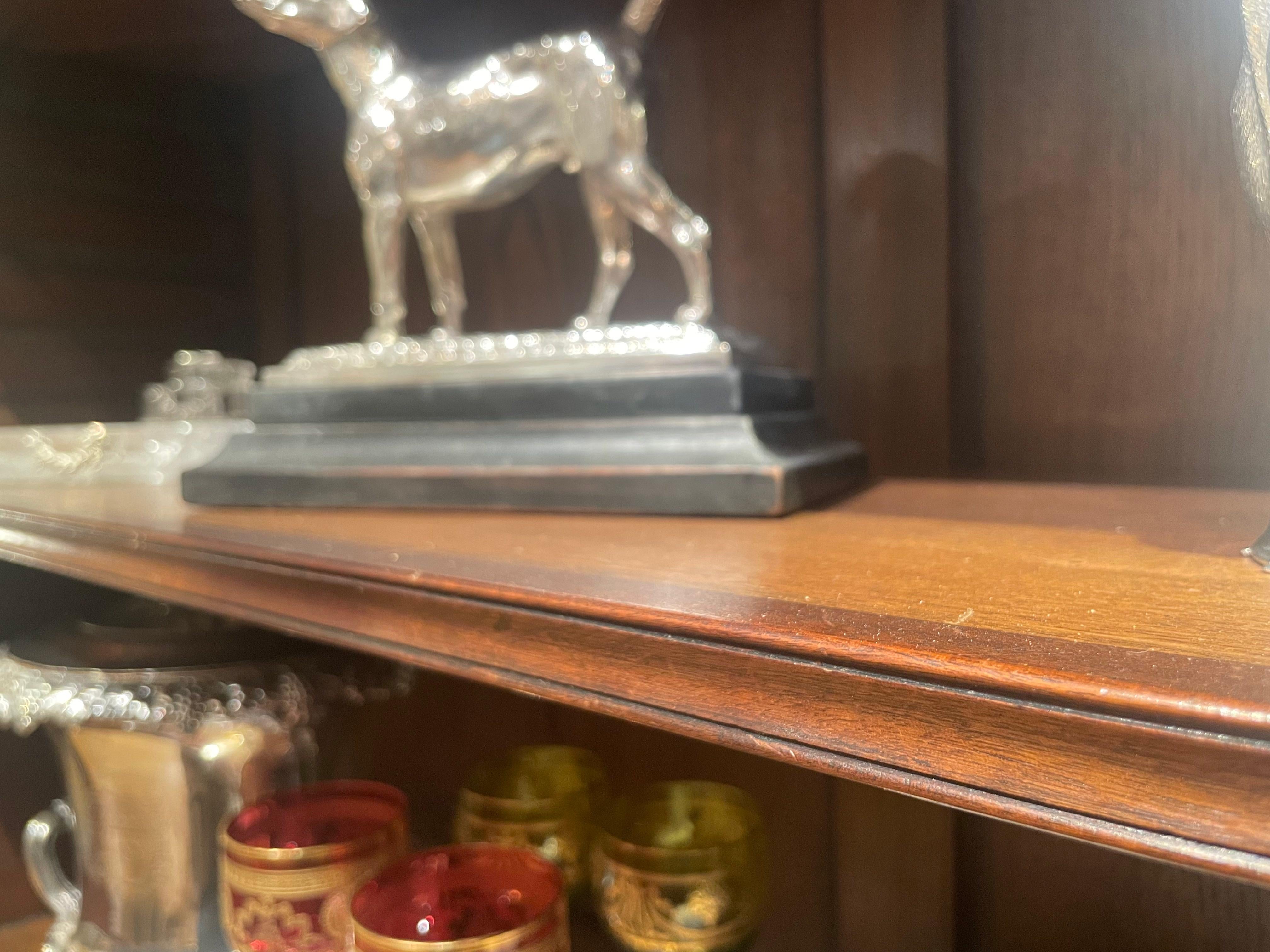 Vitrina del siglo XIX a la manera de Thomas Chippendale en venta 12