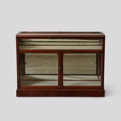 19th Century English Mahogany Display Case