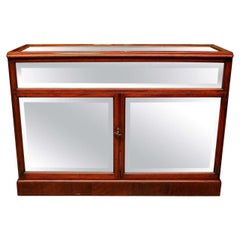 19th Century Display Case in Mahogany