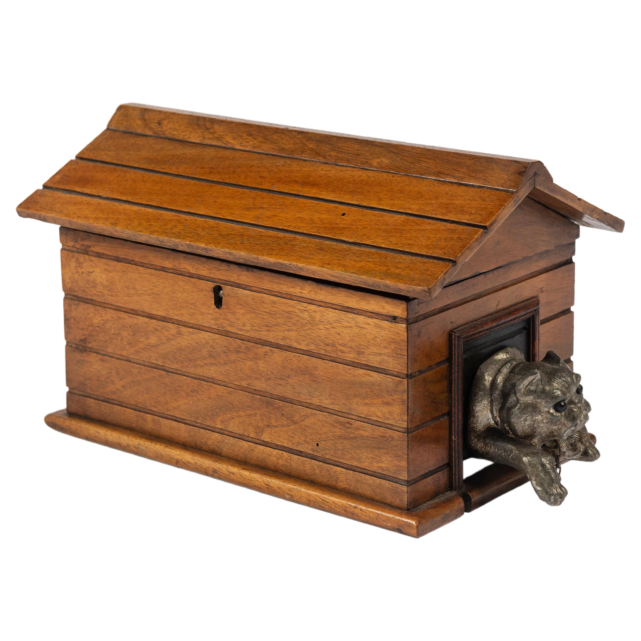 19th Century Dog House Cigar Box or Humidor