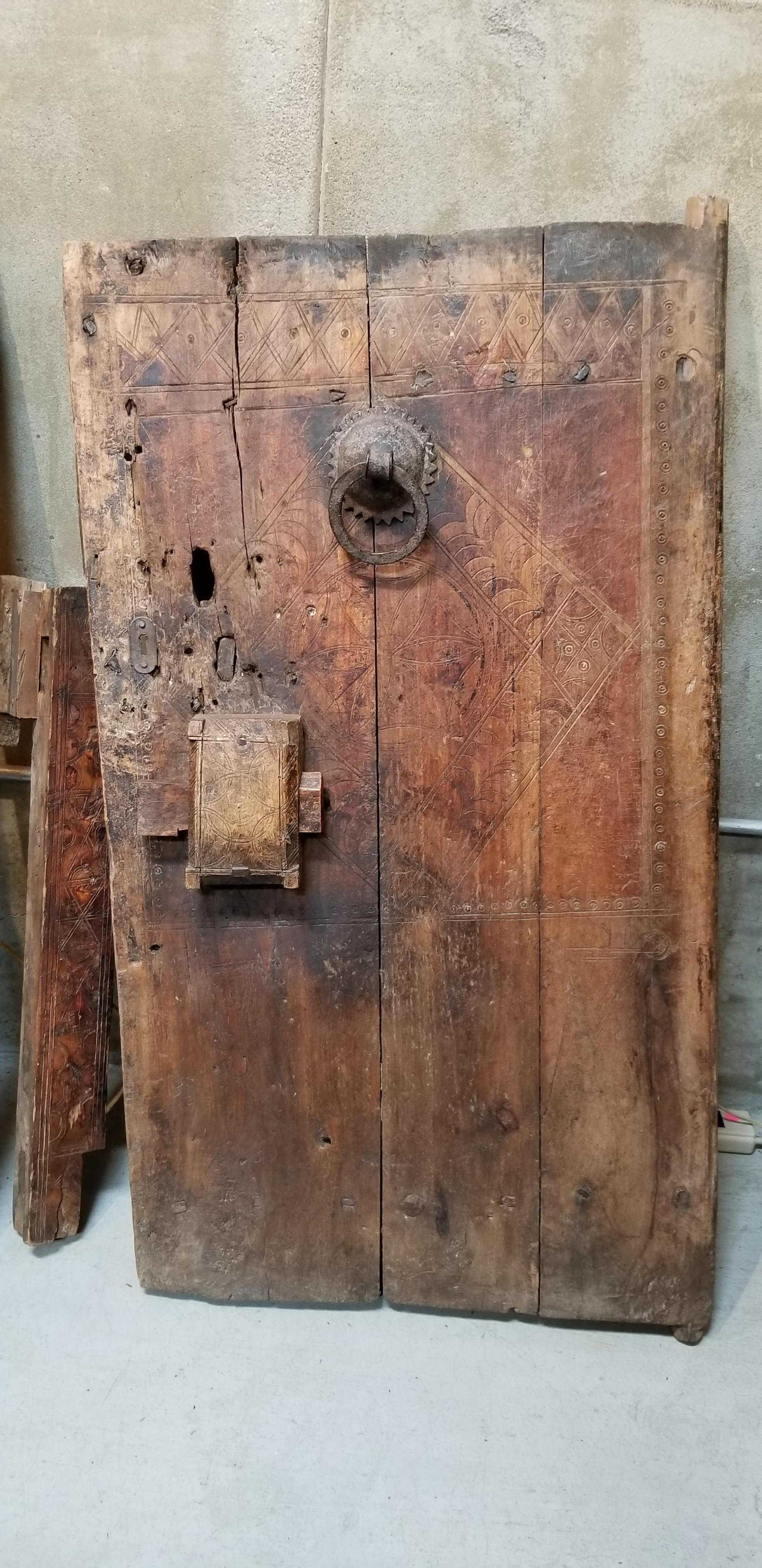 19th Century Dogon Door with Casing For Sale 8