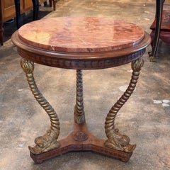 19th Century Dolphin Base Table