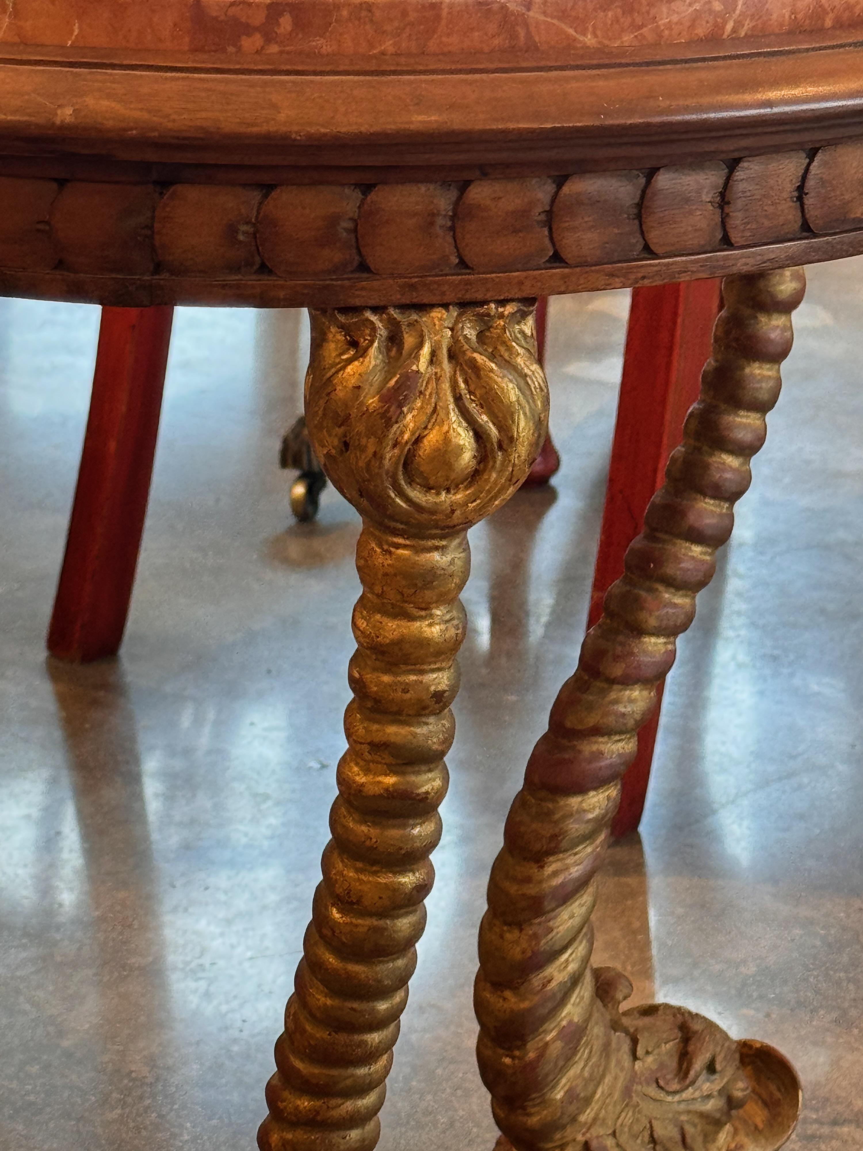 19th Century Dolphin Base Table For Sale 1