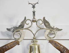 19th century dolphin Inkstand