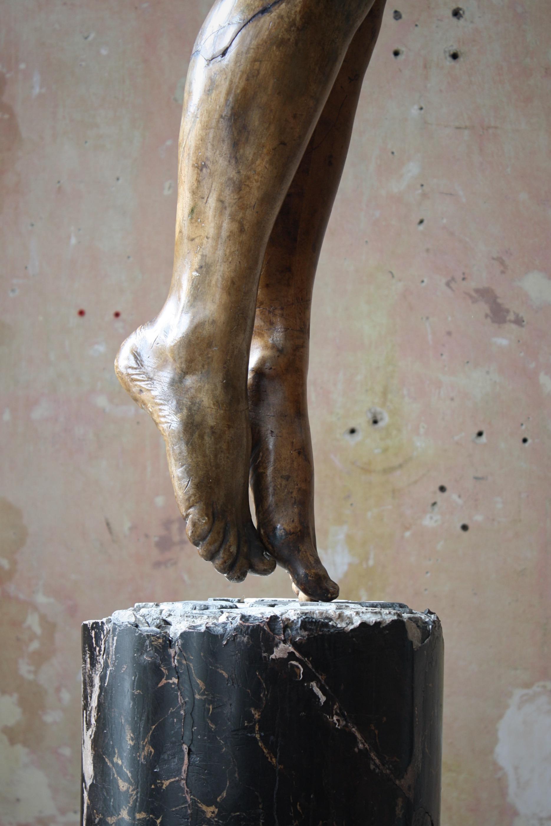 19th Century Domenico Brucciani Plaster Cast Legs Grand Tour Museum 5