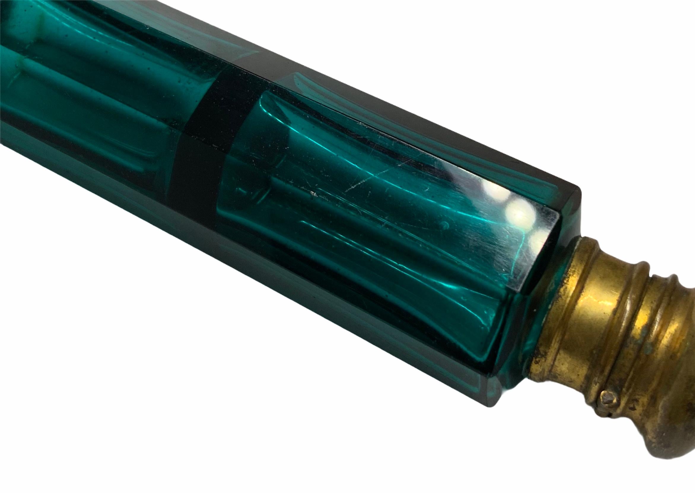 19th Century Double Ended Scent Glass Bottle In Good Condition In Guaynabo, PR