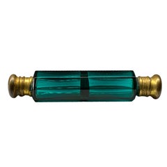 19th Century Double Ended Scent Glass Bottle