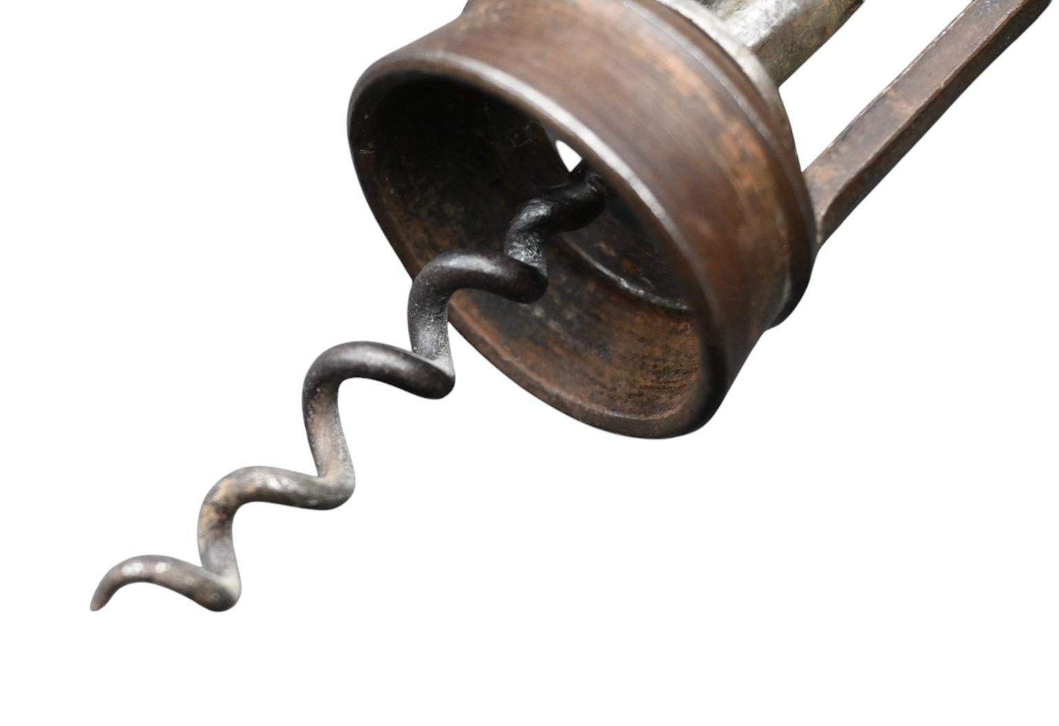 19th Century Antique  Double Lever Patent mechanical Corkscrew By James Heeley & Sons, 19th C For Sale