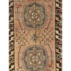 19th Century Double Medallion Samarkand Rug