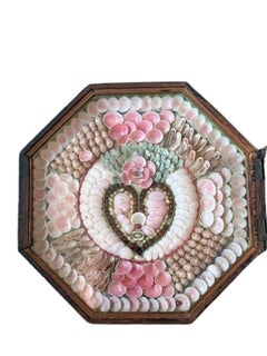 19th Century Double Sailor's Valentine - "Home Sweet Home" circa 1870