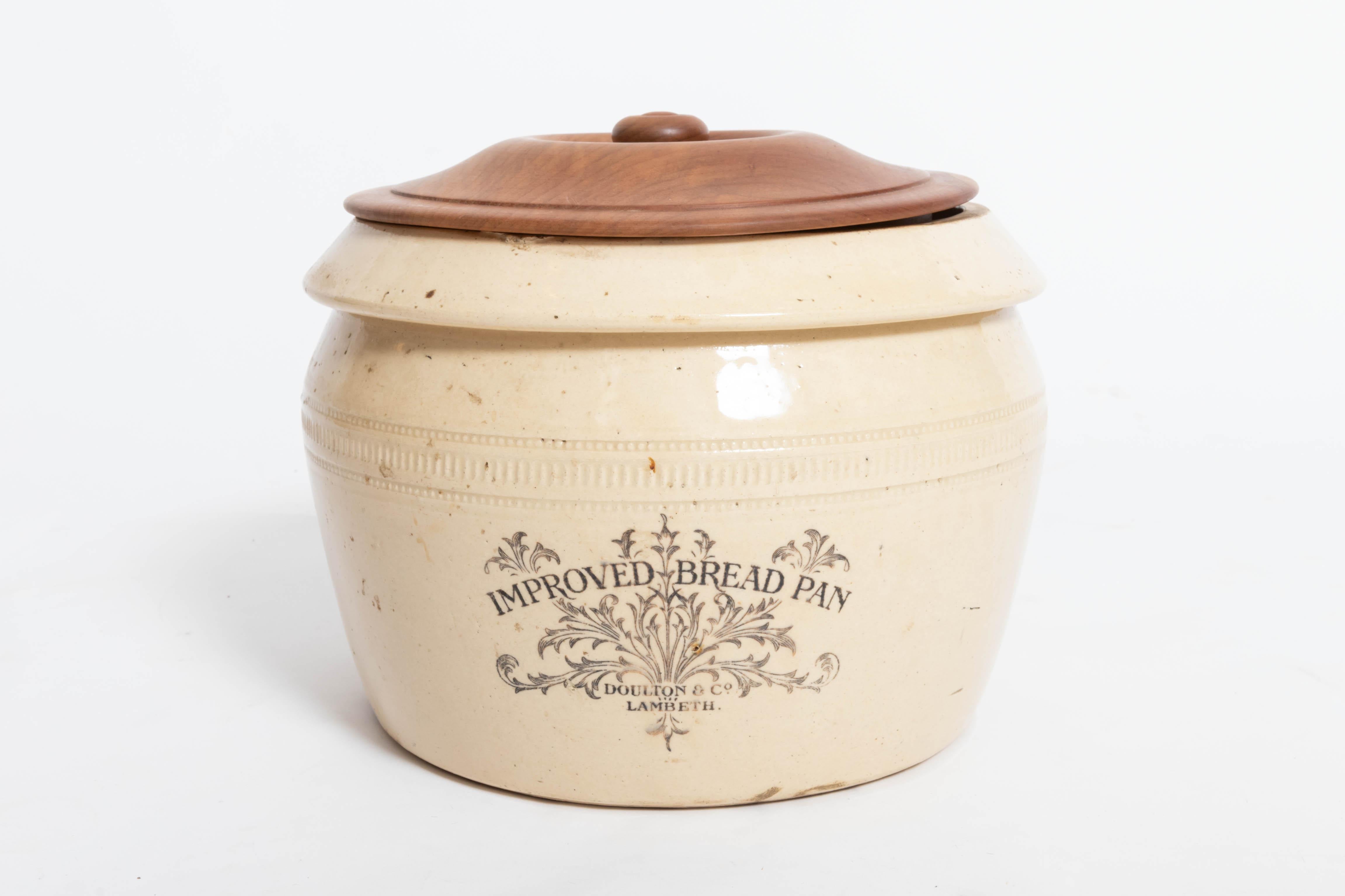 Mid-19th Century 19th Century Doulton Pottery Crock