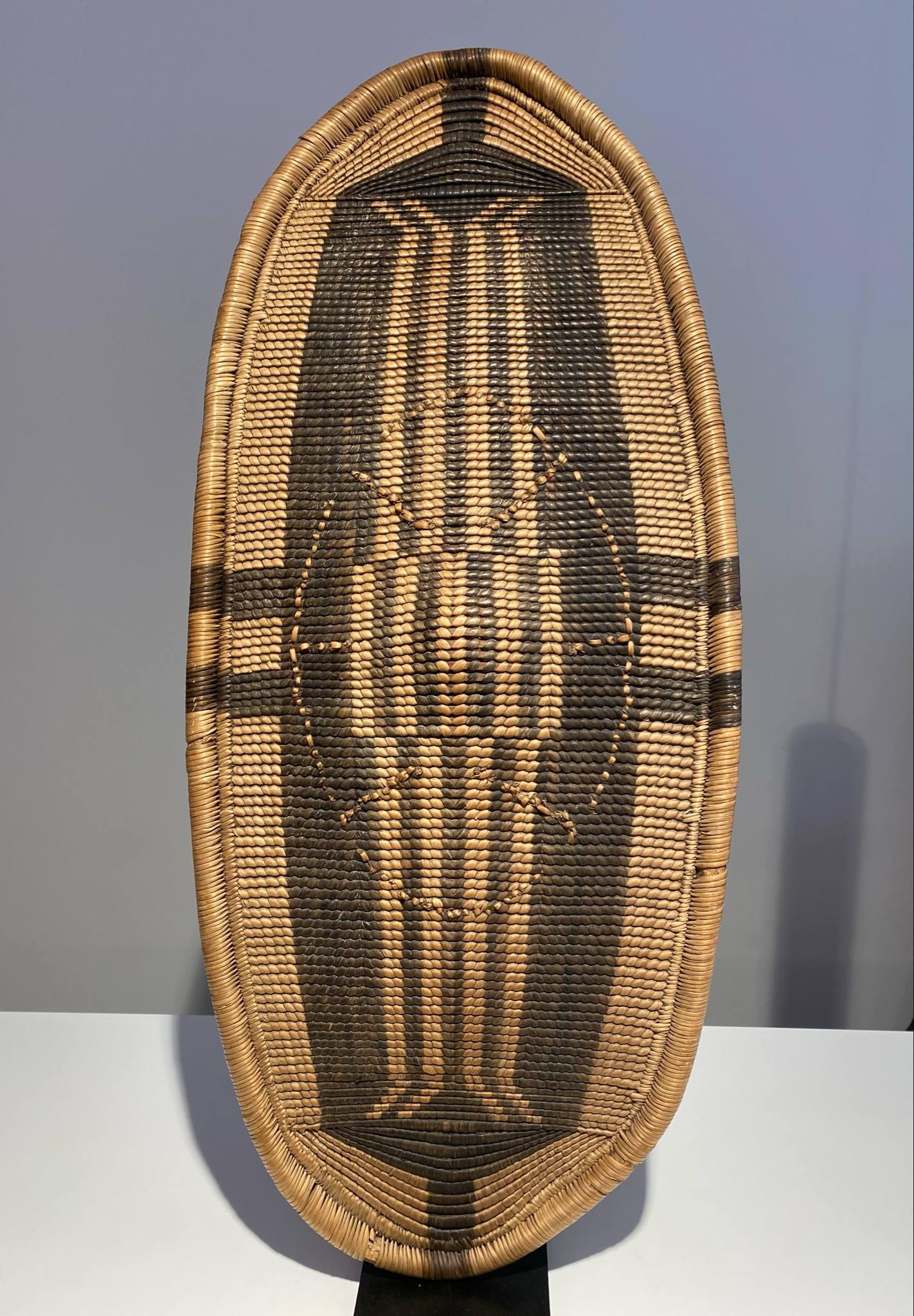 Wicker 19th century DR CONGO African shield tribe Bandia Zande Djabbir 1880-1900 Art For Sale